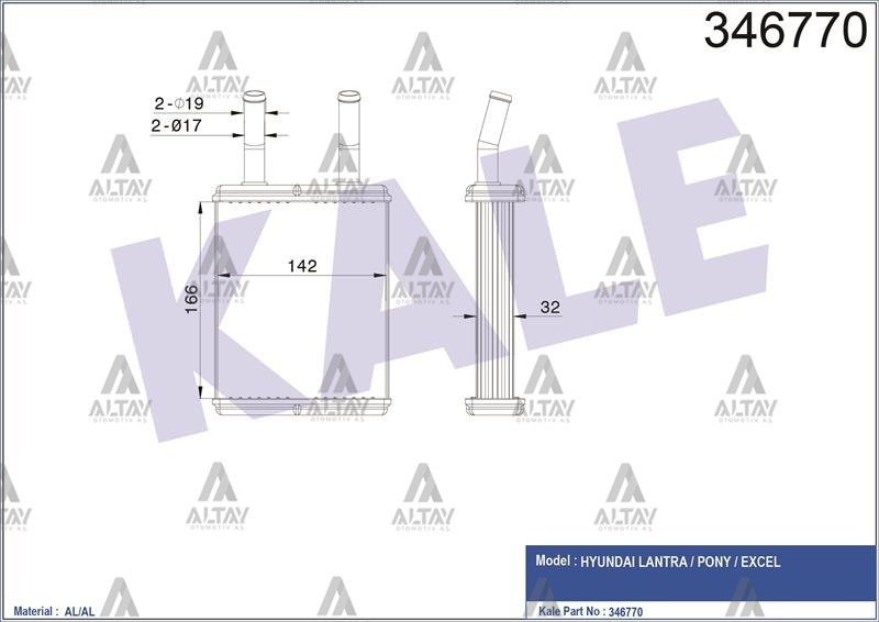 RADYATÖR KALORİFER EXCEL90-94 BRAZING