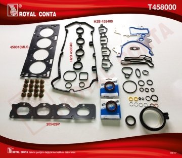 MOTOR TAKIM CONTA (REİNZ KEÇELİ+SUBAP LASTİKLİ) ASTRA H-J-INSIGNIA 1.6 16V 116HP (A16XER-Z16XER)