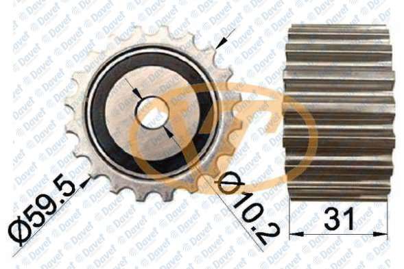 EKSANTRIK RULMANI DISLI CLIO I II KANGO LAGUNA MASTER MEGANE RAPID SCENIC TRAFIC 1.9 F9Q