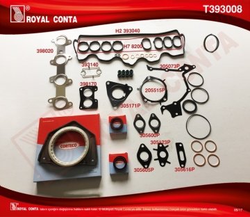 MOTOR TAKIM CONTA KEÇELİ+S LASTİKLİ DOBLO-PUNTO 1.9 DZL (223A6.000 MOTOR) (SKC'SİZ)