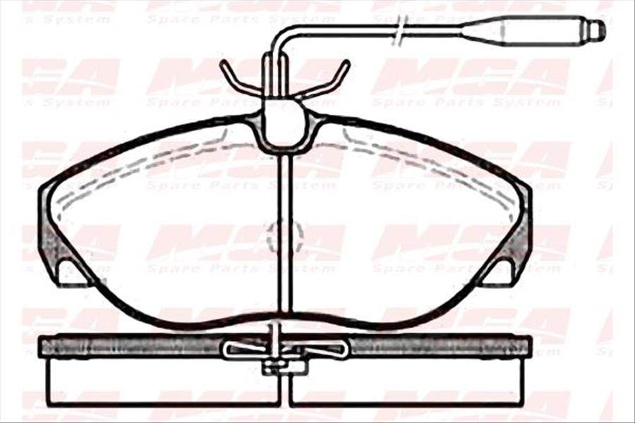 FREN BALATASI ON WVA 21797 ( FIAT : DUCATO PEUGEOT : BOXER 94 / CITROEN JUMPER 14Q )