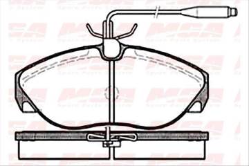 FREN BALATASI ON WVA 21797 ( FIAT : DUCATO PEUGEOT : BOXER 94 / CITROEN JUMPER 14Q )