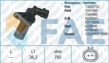 KRANK MILI SENSORU DOBLO-GRANDE PUNTO-LINEA-IDEA-PANDA-PUNTO-STRADA-LANCIA MUSA-AGILA-ASTRA-CORSA-TIGRA Z13DTH-A13DTE ASTRA J-CORSA C-D-COMBO D 1.3