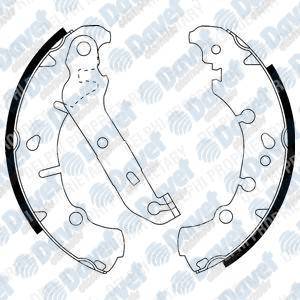 ARKA FREN BALATASI PABUCLU FIESTA V 1.3-1.6 16V-1.4TDCI 01-> FUSION 1.4-1.6-1.4TDCI 02-> KA 1.6I 03-> 203,20x38mm