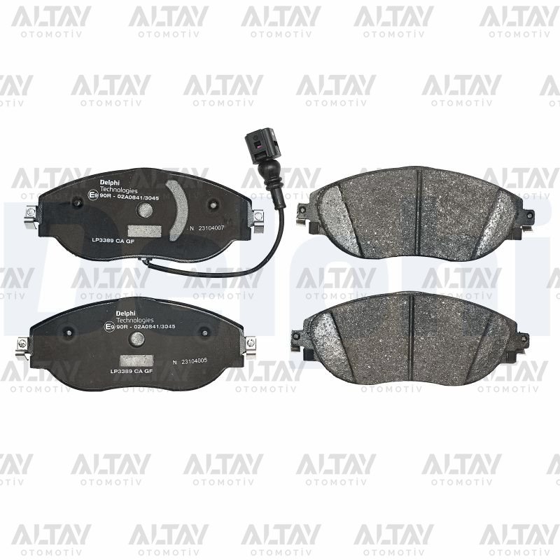 FREN BALATA GOLF6 12=> / PASSAT 14=> / PASSAT 08-12 / LEON 12=> FISLI ON BUYUK