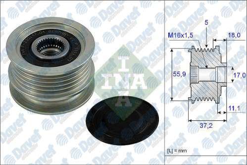 ALTERNATOR KASNAGI VW POLO 1.7SDI 1.9D 94->