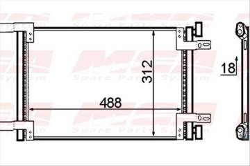 Klıma Radyatoru ( Fıat : Doblo 1.9D 00-05  )