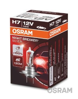 AMPUL 12V H7 55W NIGHT BREAKER SILVER (NBS) SERİSİ %100 GÜÇLÜ IŞIK (İKİLİ AMBALAJ)