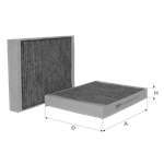 POLEN FILTRESI C5 III C6 04 / 08>P407 04> (KARBONLU)