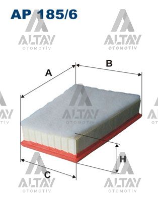 HAVA FİLTRESİ MEGAN II / FLUENCE / KANGO III / SCENIC II 07=> 1.5 DCİ-1.6 16V SÜNGERLİ