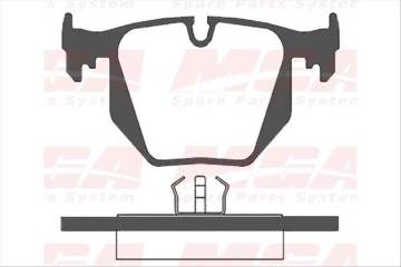Fren Balatası Arka Wva 21487 Gdb1304 (Bmw: E39-E38-E34-E31-X3-X5 / Lannd Rover: Range Rover Iıı)