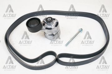 VANTİLATÖR GERGİ SETİ FORD TRANSİT V347 KLİMASIZ (7PK2682 & APV2836)