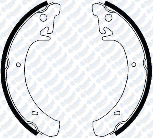 Arka Fren Balatası Pabuc Samara 86 96 Vega 95 00 111 95 05 112 95 06=> Nova 89=> (200×41)