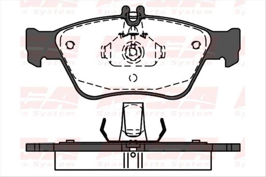 Fren Balatası On Wva 21665 (Mercedes: W210-C200)