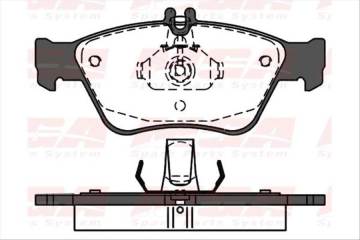 Fren Balatası On Wva 21665 (Mercedes: W210-C200)
