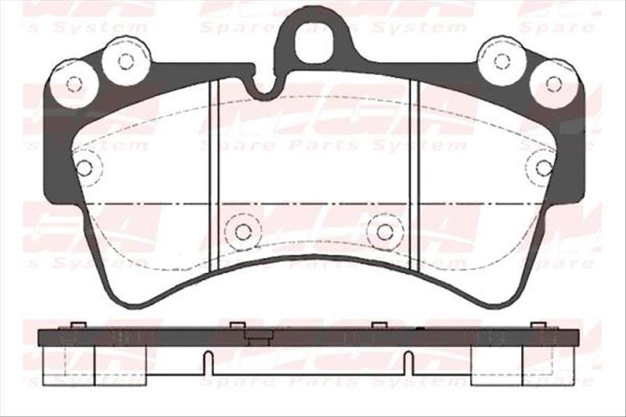 Fren Balatası On-(Vw : Touareg 2006>2010 / Audı : Q7 3.0 Tfsı 2006>2010 / Porsche : Cayenne 4.5 2002>2010)