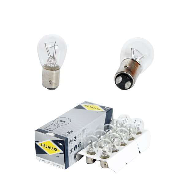 Ampul 12V 1016 Stop 21/4W Yakın Tırnak (Çift Duy) (Şaşı Tırnak)