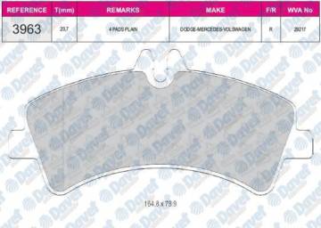 ARKA FREN BALATASI CIFT TEKER CRAFTER SPRINTER 2.5TDI 06>