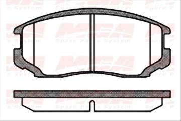 Balata Fren On - ( Daıhatsu : Terıos 97>11 / Proton 96-02 1.3-1.5 / Mıtsubıshı : Lancer 90-02 1.3-1.5 )