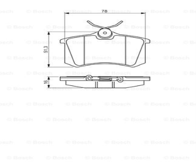 Fren Balatası Arka Dısk Megan Iı/Fluence/Polo/Golf/307 Bm