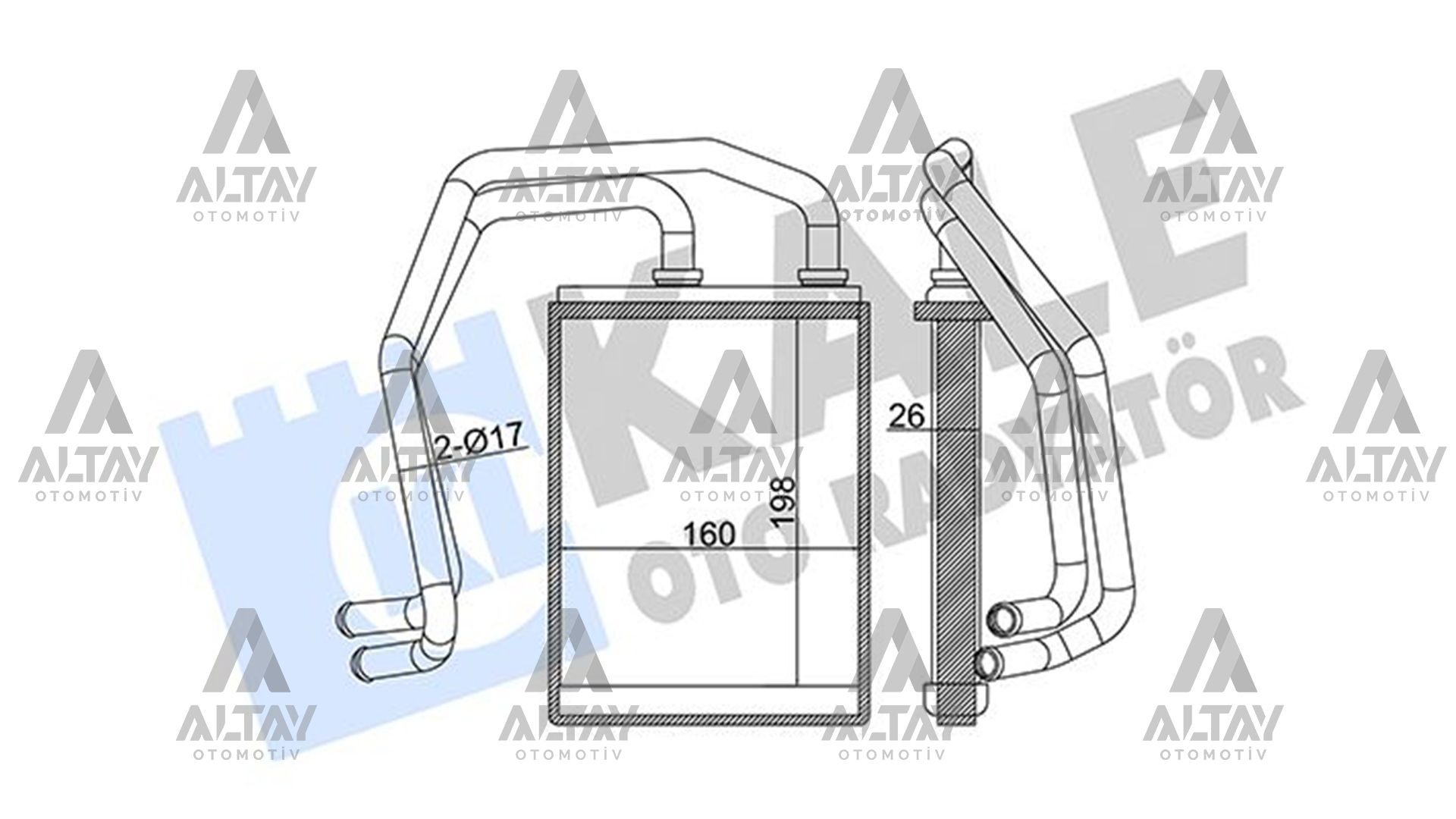 RADYATÖR KALORİFER CANTER 06-12 FUSO 711 / 839 / 859