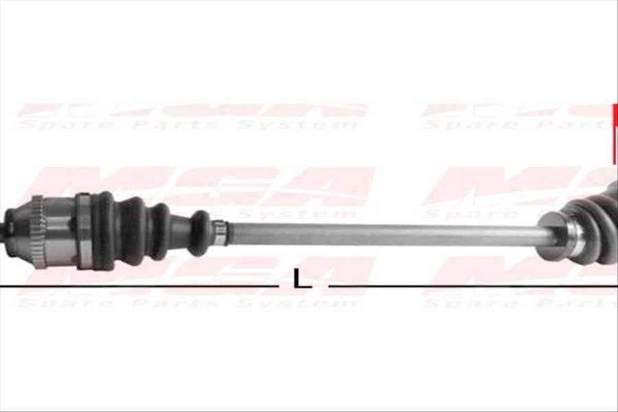 AKS KOMPLE SOL ABSLI CLIO II KANGOO II SYMBOL 1.2 16V D4F 1.4 K7J 1.5 K9K