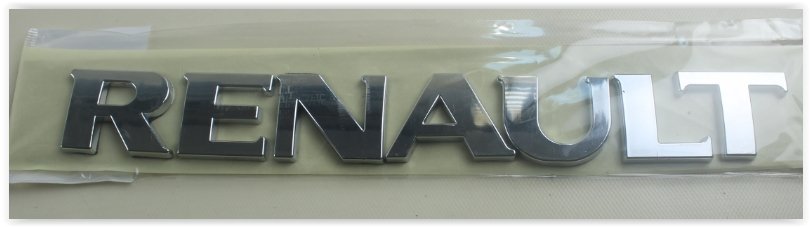 MONOGRAM YAZI RENAULT (TRAFIC II-MASTER-KNG)