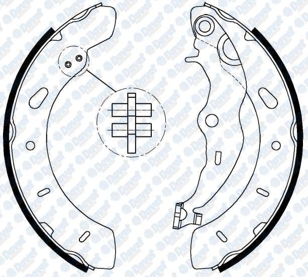 ARKA FREN BALATASI PABUC BMAX 12 /> FOCUS III 1,0 / 1,5TDCI / 1,6TI 11 /> TRANSIT COURIER 1,5TDCI 1,6TDCI 14 />