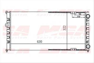 SU RADYATORU-MEKANIK 630×322×32 (VW CADDY 96-03  POLO CLS 96-00)