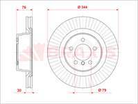 FREN DISKI ON RANGE ROVER III L322 4.4 4×4 02 > 12