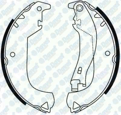 ARKA FREN BALATASI PABUC DOBLO ALBEA 1,2 / 1,3 / 1,4 / 1,6 / 1,9 (BENDIX MODEL)