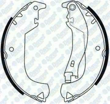 ARKA FREN BALATASI PABUC DOBLO ALBEA 1,2 / 1,3 / 1,4 / 1,6 / 1,9 (BENDIX MODEL)