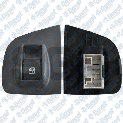 Cam Kaldırma Anahtarı Doblo Iı Sag 5Pın Mavı -Teklı ####