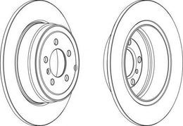 Ön Fren Aynası Vectra C Gts 1.6 2.016V 02>Sıgnum 03>Saab 9.3 02>Croma 05>(285X25X5Dlxhavalı)