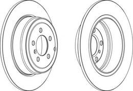 Ön Fren Aynası Vectra C Gts 1.6 2.016V 02>Sıgnum 03>Saab 9.3 02>Croma 05>(285X25X5Dlxhavalı)