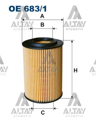 YAĞ FİLTRESİ ACCORD 03-08 2.2 CDTI / CRV 07=> 2.2 DİZEL
