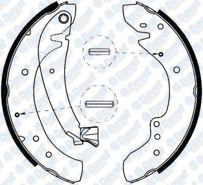 ARKA FREN PABUCLU BALATA BOXER (1400 KG) JUMPER (1400 KG) DUCATO 1400 KG
