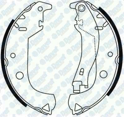 ARKA FREN BALATASI PABUC DOBLO ALBEA 1,2 / 1,3 / 1,4 / 1,6 / 1,9 (TRW MODEL)