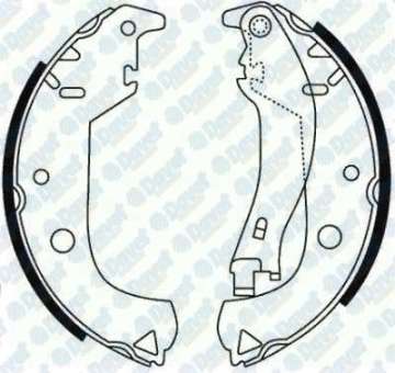 ARKA FREN BALATASI PABUC DOBLO ALBEA 1,2 / 1,3 / 1,4 / 1,6 / 1,9 (TRW MODEL)
