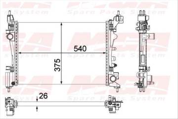 Su Radyatoru Mekanik - (Opel: Corsa D 1.2 1.4 - Adam 1.2 1.4) Z14Exp Z12Xer
