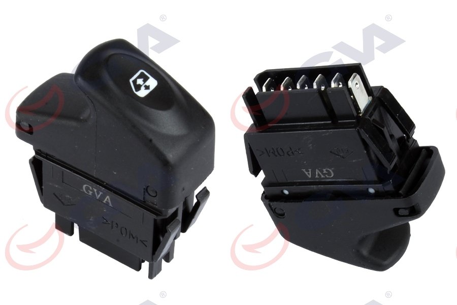 CAM AÇMA ANAHTARI SOL MEGANE I-CLIO II-KANGOO (98-05) (6 FİŞ-TEKLİ)