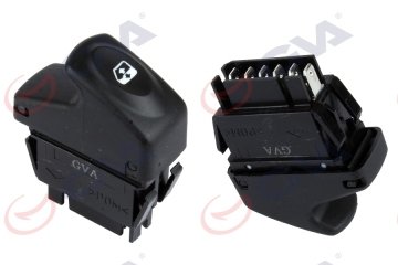 CAM AÇMA ANAHTARI SOL MEGANE I-CLIO II-KANGOO (98-05) (6 FİŞ-TEKLİ)