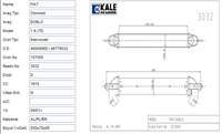 TURBO RADYATORU INTERCOOLER AL / AL SISTEM ( FIAT : DOBLO 1.3MTJ  04-10  1.9JTD 01- )