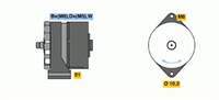 ALTERNATOR 24V 45A BMC DEV FATIH KAMYON