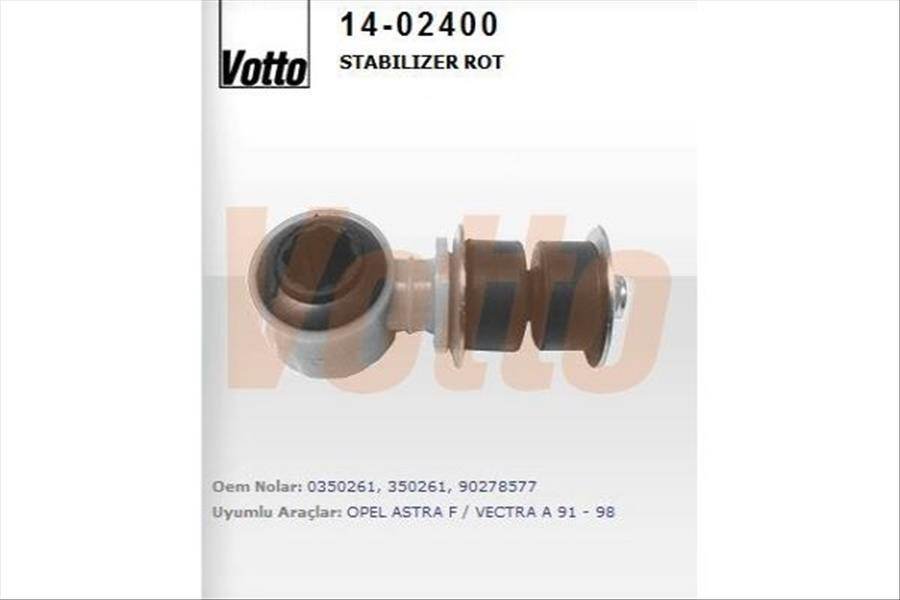 Stabılızer Rot On 18Mm ( Opel : Astra F / Vectra B / Vectra A )
