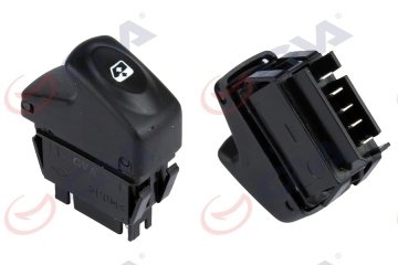 CAM AÇMA ANAHTARI SAĞ MEGANE I-CLIO II (98-05) (5 FİŞ-TEKLİ)