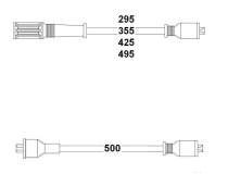 BUJİ+BOBİN KABLOSU EM M131 DKŞ 1.6 8V (71-92) (ESKİ MOTOR)