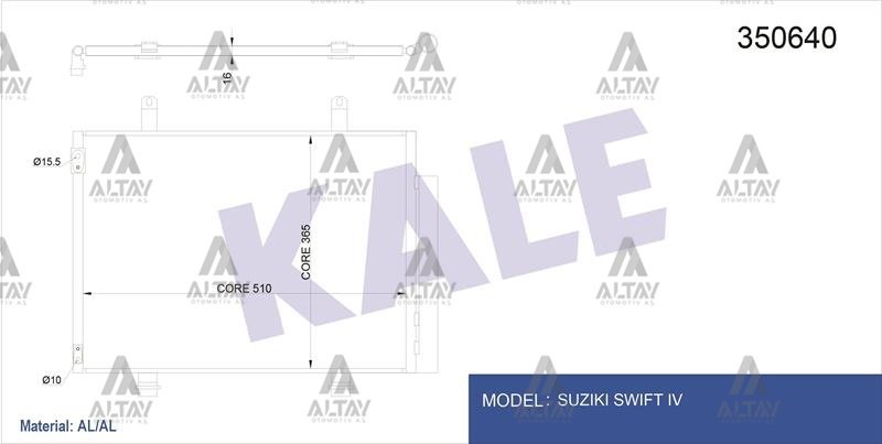 RADYATÖR KLİMA SWIFT 10=>