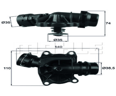Termostat  E38-E39-E46-X5 E53 Land Rover Range Rover Iıı M57-3.0 D