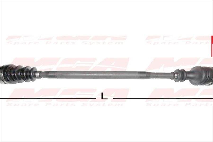 AKS KOMPLE SAG ABSSIZ LOGAN MCV 1.5 K9K-1.6 K7M